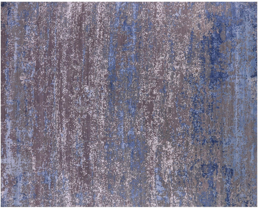 Abstract Modern Handmade Wool & Silk Rug - Manhattan Rugs