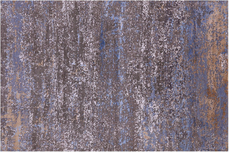 Wool & Silk Abstract Handmade Rug - Manhattan Rugs