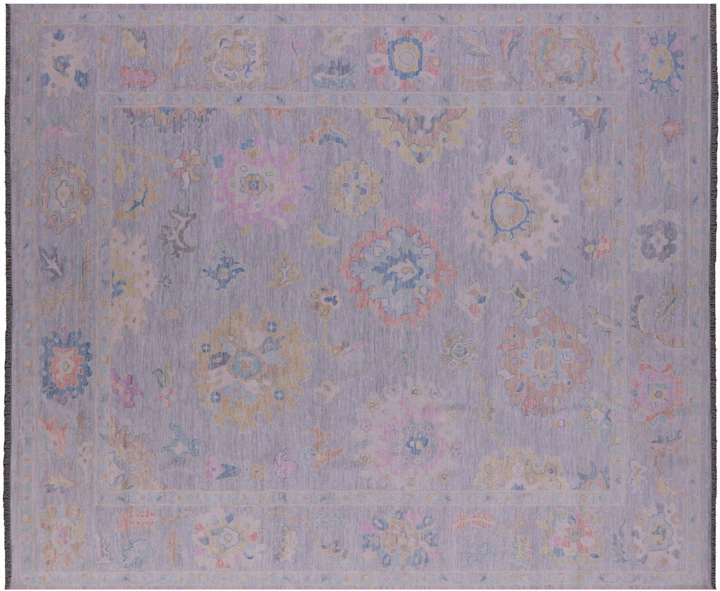 Turkish Oushak Hand Knotted Wool Rug - Manhattan Rugs