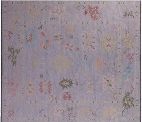 Turkish Oushak Hand Knotted Wool Rug - Manhattan Rugs