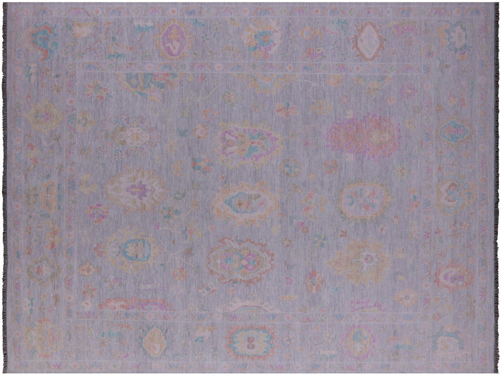 Hand Knotted Turkish Oushak Wool Rug - Manhattan Rugs