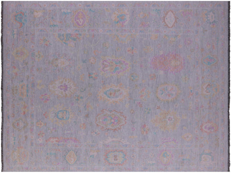 Hand Knotted Turkish Oushak Wool Rug - Manhattan Rugs