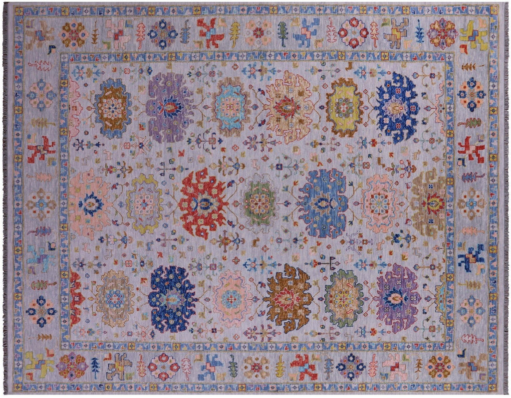 Turkish Oushak Hand-Knotted Wool Rug - Manhattan Rugs