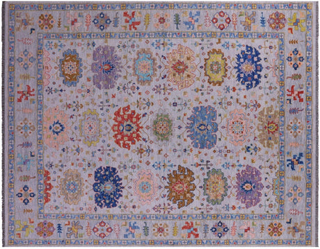 Turkish Oushak Hand-Knotted Wool Rug - Manhattan Rugs