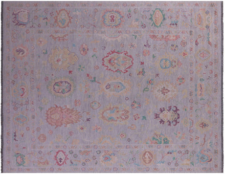 Turkish Oushak Hand Knotted Wool Rug - Manhattan Rugs