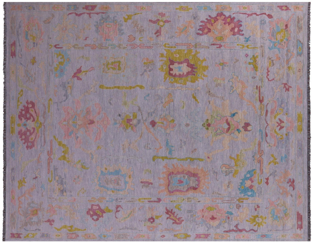 Hand-Knotted Turkish Oushak Wool Rug - Manhattan Rugs