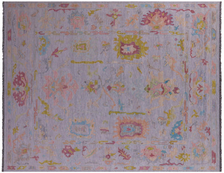 Hand-Knotted Turkish Oushak Wool Rug - Manhattan Rugs