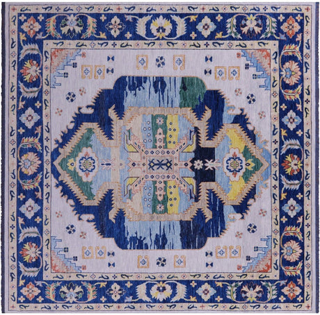 Square Handmade Heriz Serapi Rug - Manhattan Rugs