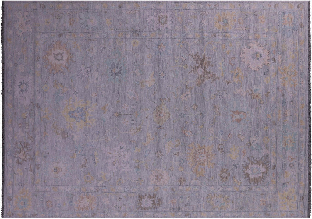 Hand-Knotted Turkish Oushak Wool Rug - Manhattan Rugs