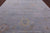 Silver 10' 1" X 13' 8" Hand-Knotted Turkish Angora Oushak Wool Rug - Q21219