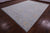 Silver 10' 1" X 13' 8" Hand-Knotted Turkish Angora Oushak Wool Rug - Q21219