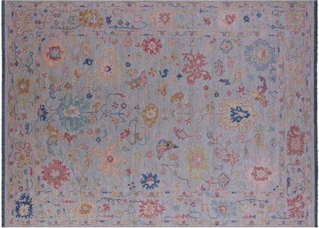 Turkish Oushak Hand Knotted Wool Rug - Manhattan Rugs