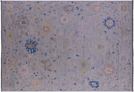 Hand-Knotted Turkish Oushak Wool Rug - Manhattan Rugs
