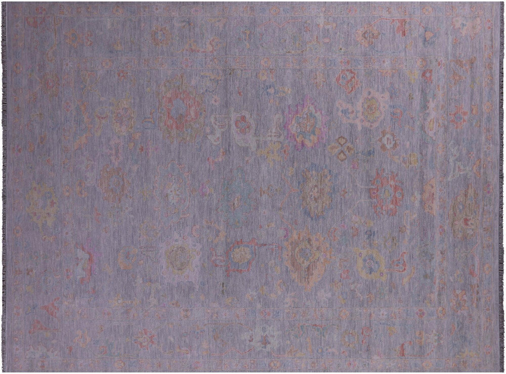 Hand-Knotted Turkish Oushak Wool Rug - Manhattan Rugs