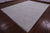 SUPER SALE Silver Hand-Knotted Turkish Angora Oushak Wool Rug 10' 1" X 14' 0" - Q21230
