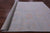 SUPER SALE Silver Hand-Knotted Turkish Angora Oushak Wool Rug 10' 1" X 14' 0" - Q21230