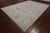 SUPER SALE Ivory Turkish Angora Oushak Hand Knotted Wool Rug 9' 11" X 13' 10" - Q21245