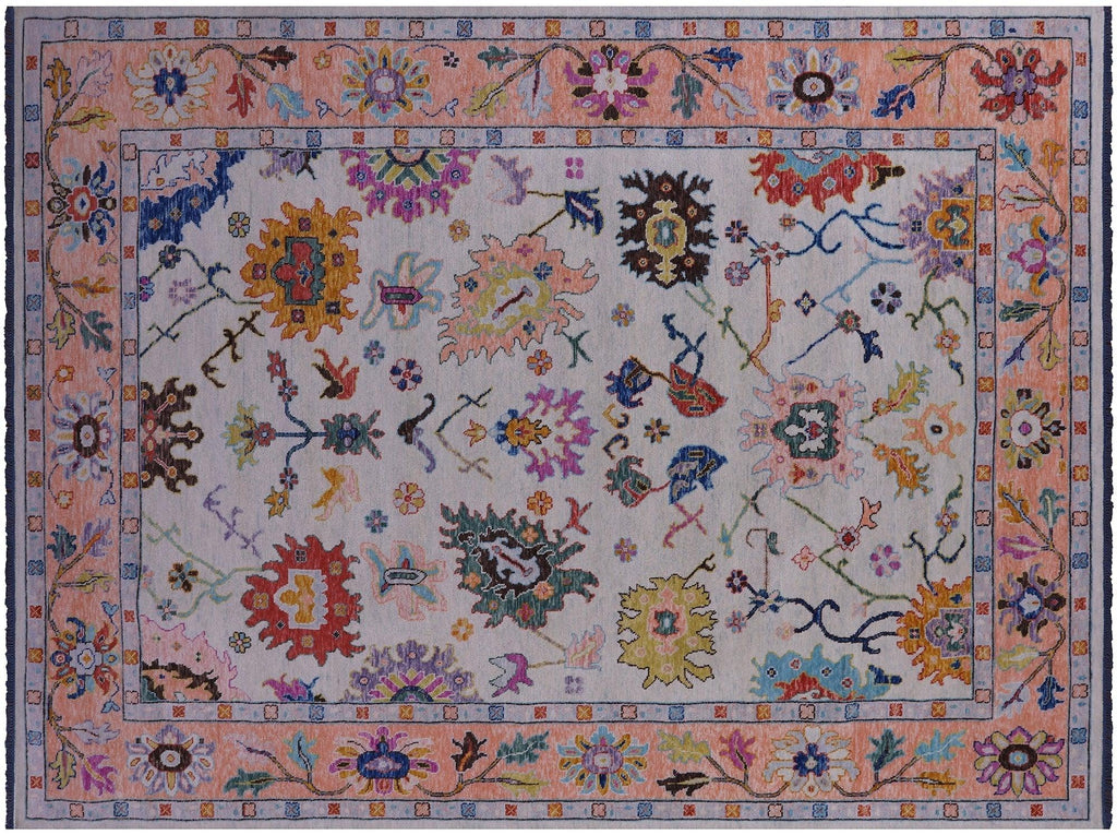 Turkish Oushak Handmade Wool Rug - Manhattan Rugs