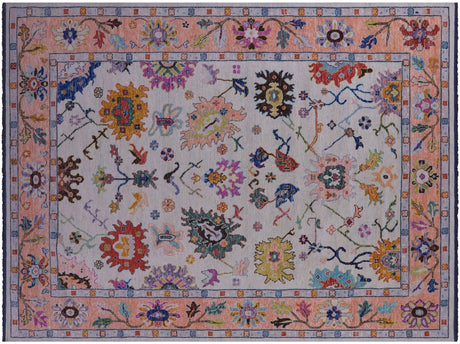 Turkish Oushak Handmade Wool Rug - Manhattan Rugs