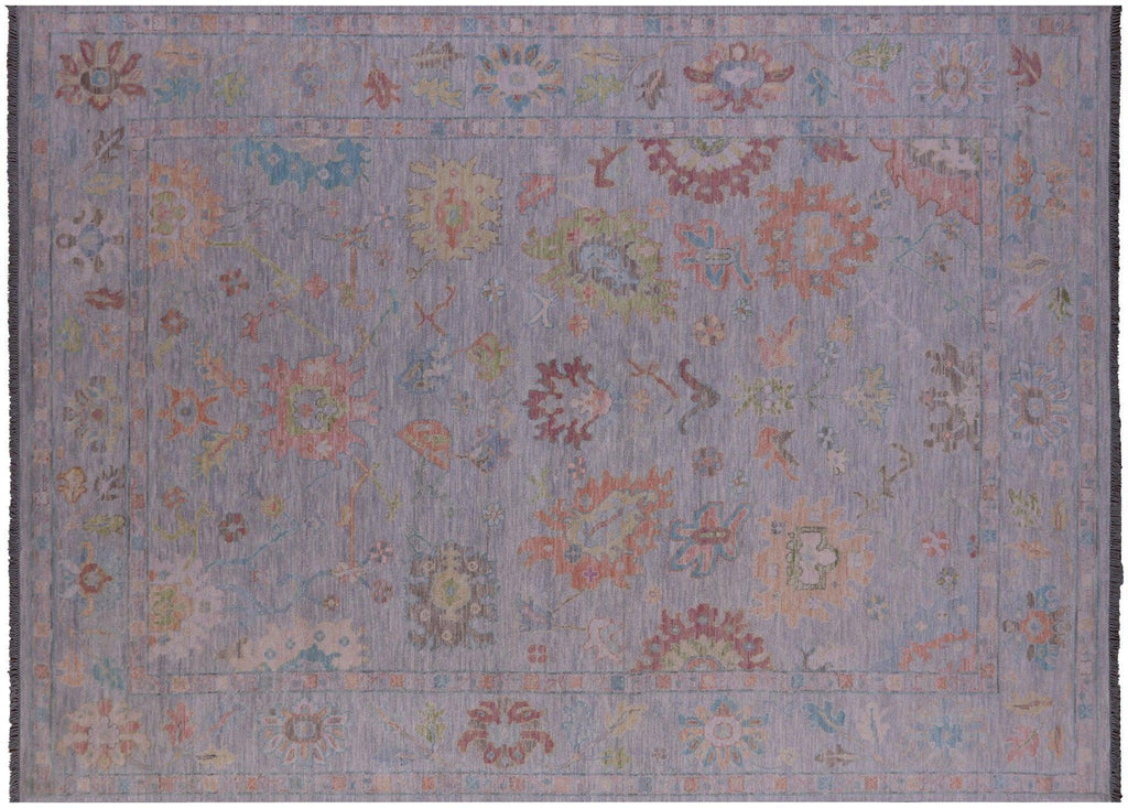 Turkish Oushak Hand Knotted Wool Rug - Manhattan Rugs