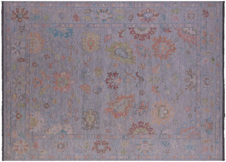 Turkish Oushak Hand Knotted Wool Rug - Manhattan Rugs