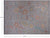 SUPER SALE Silver Turkish Angora Oushak Hand Knotted Wool Rug 10' 3" X 13' 11" - Q21250