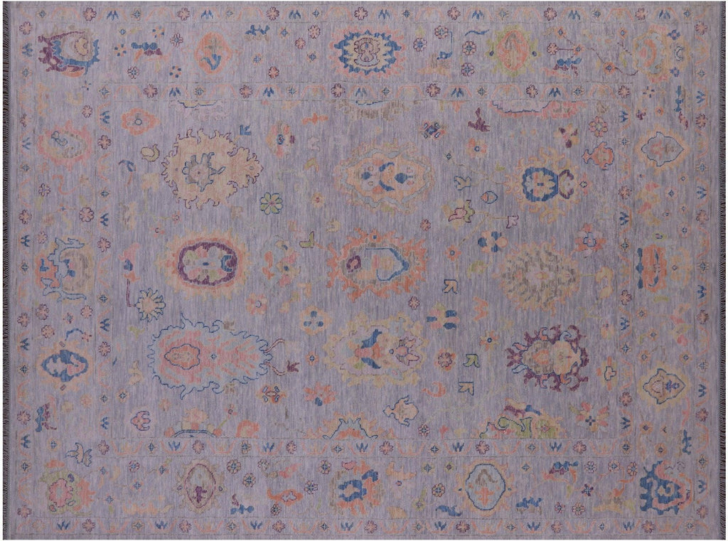 Turkish Oushak Hand Knotted Wool Rug - Manhattan Rugs