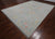 SUPER SALE Silver 10' 1" X 13' 10" Handmade Turkish Angora Oushak Wool Rug - Q21260