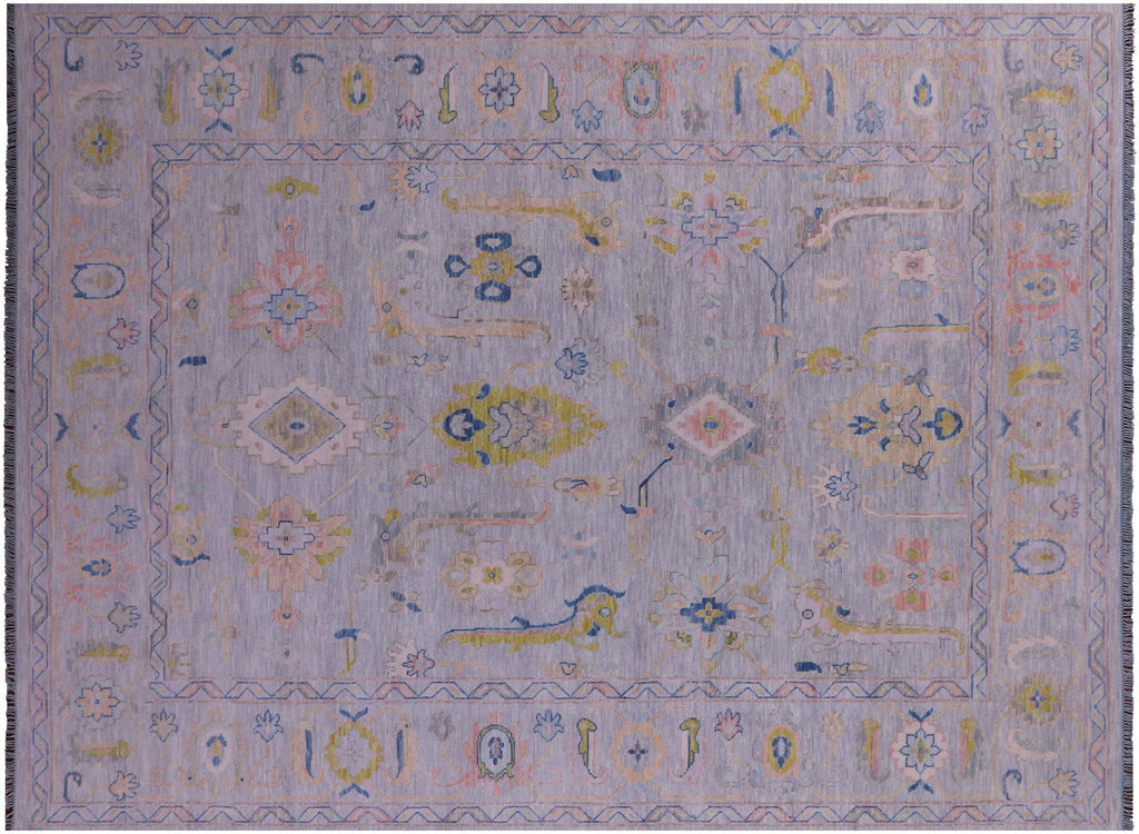 Hand Knotted Turkish Oushak Wool Rug - Manhattan Rugs