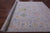 Silver Hand Knotted Turkish Angora Oushak Wool Rug 10' 3" X 13' 8" - Q21261