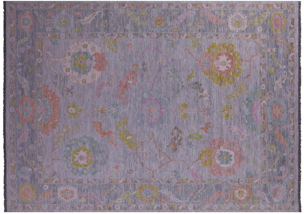 Turkish Oushak Handmade Wool Rug - Manhattan Rugs