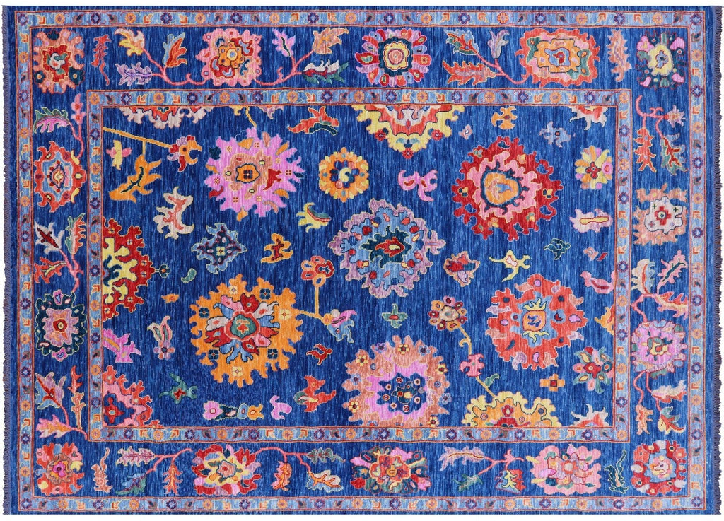 Handmade Turkish Oushak Wool Rug - Manhattan Rugs