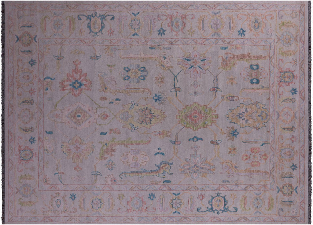 Hand Knotted Turkish Oushak Wool Rug - Manhattan Rugs