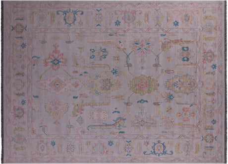 Hand Knotted Turkish Oushak Wool Rug - Manhattan Rugs
