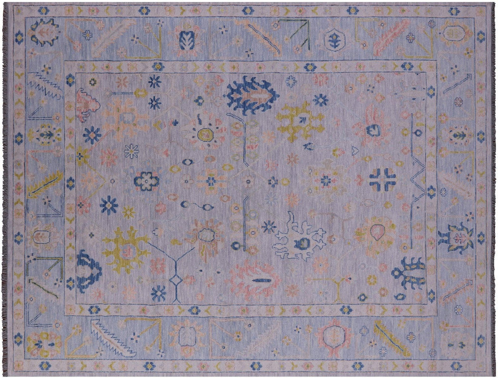 Turkish Oushak Hand Knotted Wool Rug - Manhattan Rugs