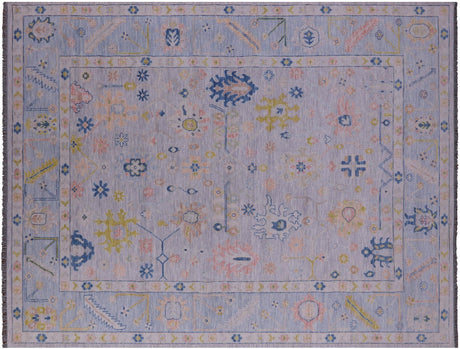 Turkish Oushak Hand Knotted Wool Rug - Manhattan Rugs