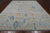 SUPER SALE Silver 10' 3" X 13' 10" Turkish Angora Oushak Hand Knotted Wool Rug - Q21269