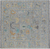 SUPER SALE Silver 10' Square Turkish Angora Oushak Hand-Knotted Rug - Q21276