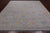 SUPER SALE Silver 10' Square Turkish Angora Oushak Hand-Knotted Wool Rug - Q21280