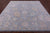 Silver 10' Square Hand Knotted Turkish Angora Oushak Rug - Q21282