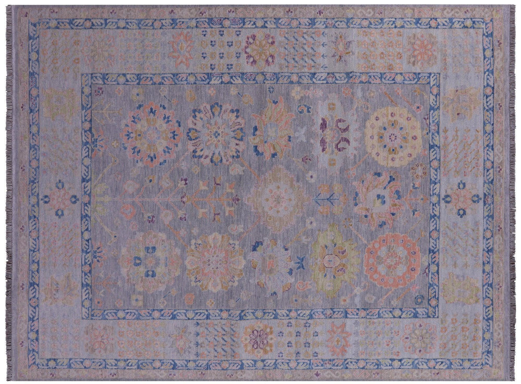 Turkish Oushak Hand Knotted Wool Rug - Manhattan Rugs