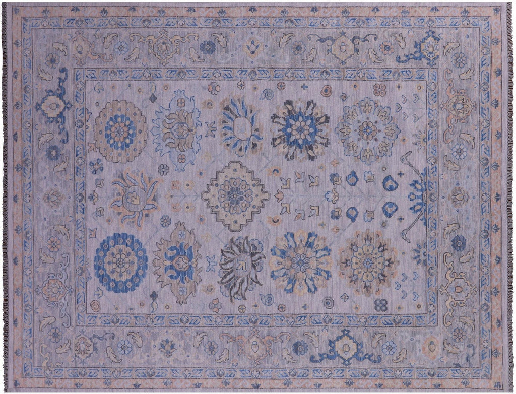 Turkish Oushak Hand-Knotted Wool Rug - Manhattan Rugs