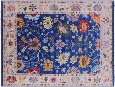 Turkish Oushak Hand-Knotted Wool Rug - Manhattan Rugs