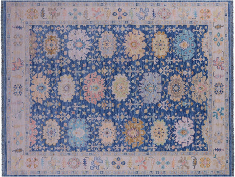 Hand Knotted Turkish Oushak Wool Rug - Manhattan Rugs