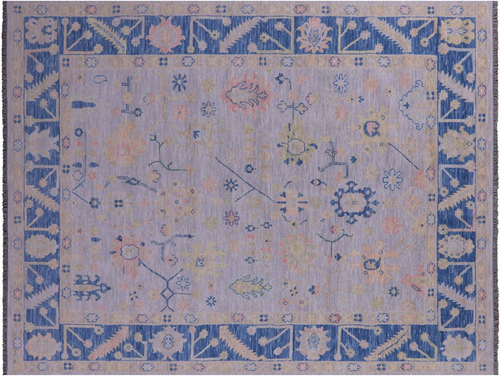 Hand-Knotted Turkish Oushak Wool Rug - Manhattan Rugs