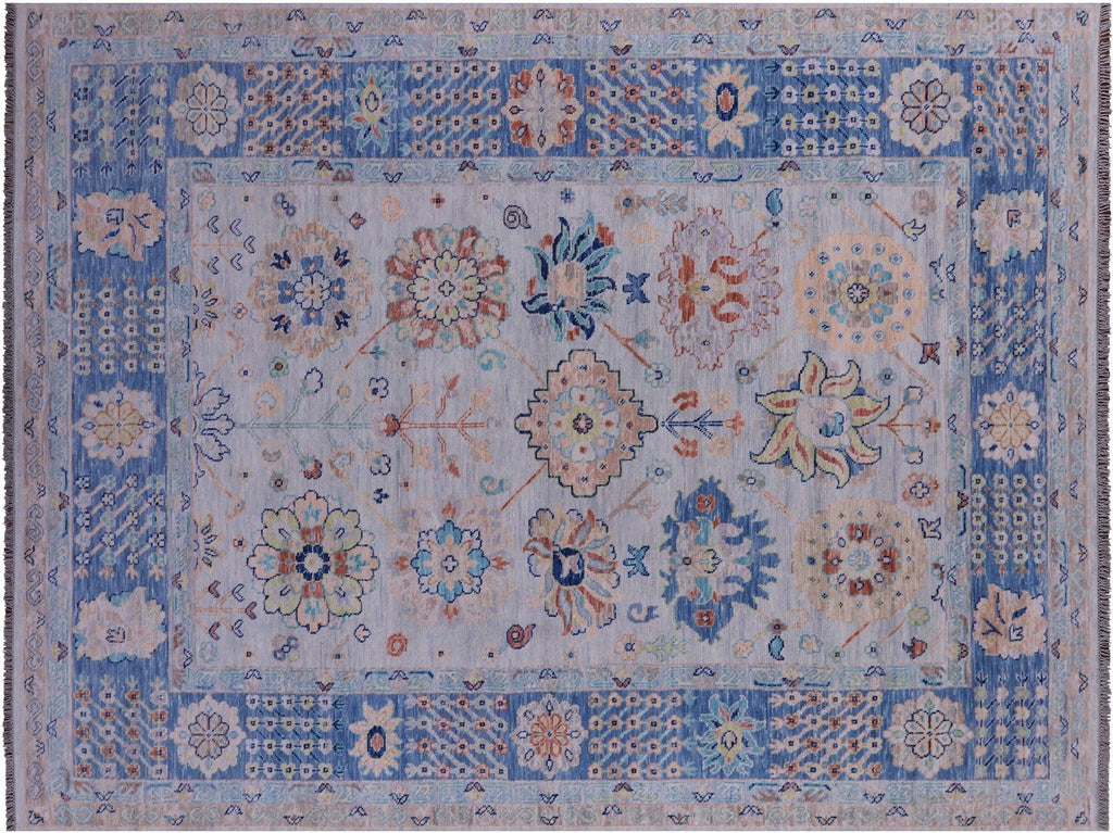 Hand-Knotted Turkish Oushak Wool Rug - Manhattan Rugs