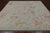 SUPER SALE Ivory 9' Square Turkish Angora Oushak Handmade Wool Rug - Q21307