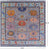 Square Hand Knotted Turkish Oushak Wool Rug - Manhattan Rugs