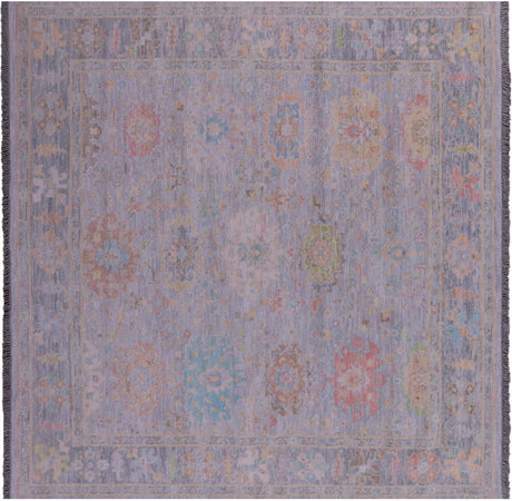 Square Turkish Oushak Handmade Rug - Manhattan Rugs