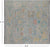 SUPER SALE Silver 8' Square Turkish Angora Oushak Hand Knotted Rug - Q21333